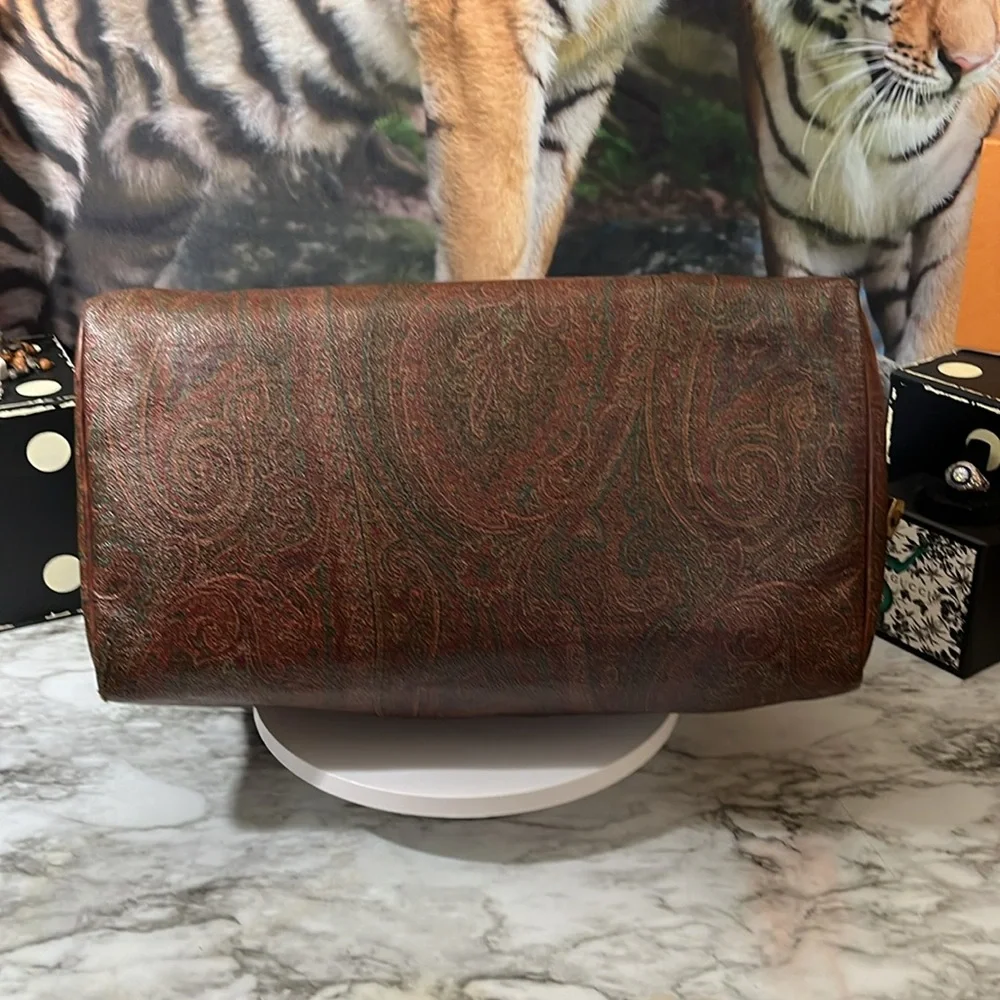 ETRO SPEEDY TRAVEL BAG IN GUC WITH LOCK AND KEY - Picture 7 of 17